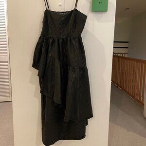 Women's Tiered Ruffle Midi Tank Dress - kate spade new york Black